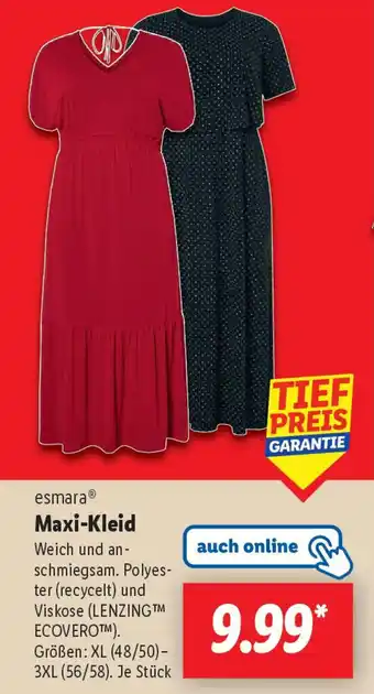 Lidl esmara Maxi-Kleid Angebot