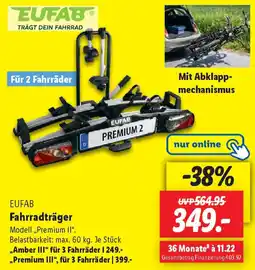 Lidl EUFAB Fahrradträger Angebot
