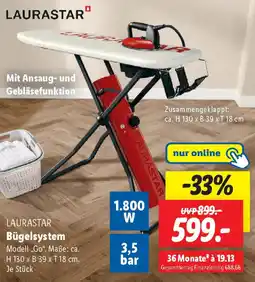Lidl LAURASTAR Bügelsystem Angebot