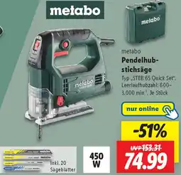 Lidl metabo Pendelhubstichsäge Angebot