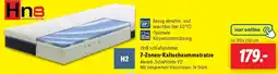 Lidl Hn8 schlafsysteme 7-Zonen-Kaltschaummatratze Angebot