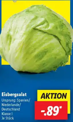 Lidl Eisbergsalat Angebot