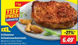 Lidl Grillmeister Schweinenackensteaks Angebot