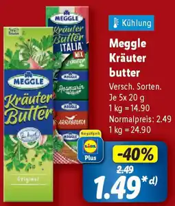 Lidl Meggle Kräuter butter Angebot