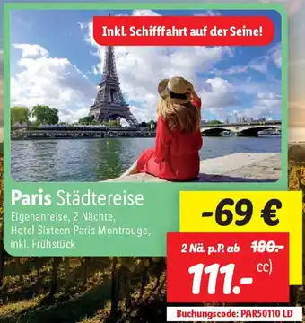 Lidl Paris Städtereise Angebot