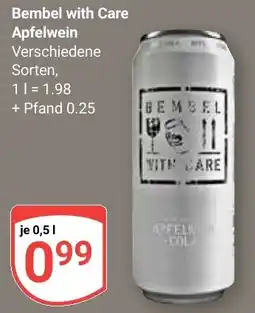 Globus Bembel with Care Apfelwein Angebot