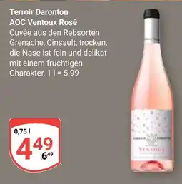 Globus Terroir Daronton AOC Ventoux Rosé Angebot