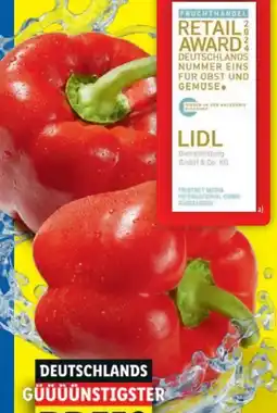 Lidl Rote Paprika Angebot