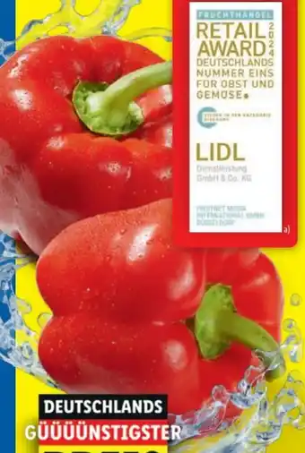 Lidl Rote Paprika Angebot