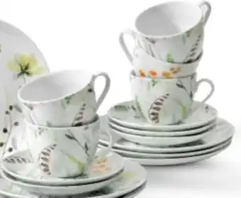 Ostermann Bon Gusto Kaffeeservice Flowers 18-tlg Angebot