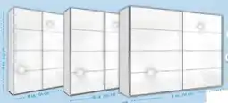 Trends Möbel Kleiderschrank-Programm Mattea Lack Angebot