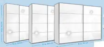 Trends Möbel Kleiderschrank-Programm Mattea Lack Angebot