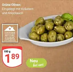 Globus Grüne Oliven Angebot