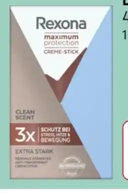 Rossmann Rexona Maximum Protection Deocreme Angebot