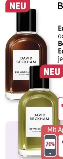 Rossmann David Beckham Exquisite Leather Angebot