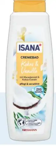 Rossmann Isana Schaumbad Angebot