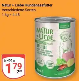 Globus Natur + Liebe Hundenassfutter Angebot