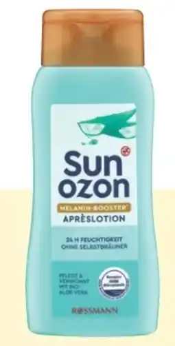 Rossmann Sunozon Aprèslotion Melanin-Booster Angebot