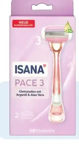 Rossmann Isana Pace 3 Lady Rasierer Angebot
