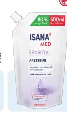 Rossmann Isana Med Arztseife Sensitiv Nachfüllbeutel Angebot