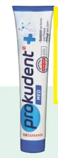 Rossmann Prokudent Zahncreme Med Angebot