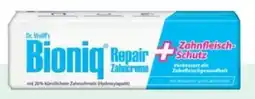 Rossmann Dr. Wolff Bioniq Repair-Zahncreme Plus Angebot