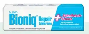 Rossmann Dr. Wolff Bioniq Repair-Zahncreme Plus Angebot