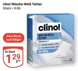 Globus clino! Wäsche-Weiß Tücher Angebot