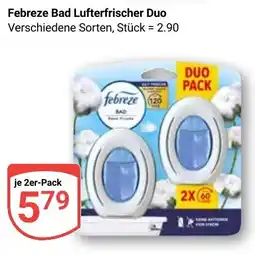 Globus Febreze Bad Lufterfrischer Duo Angebot