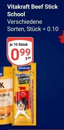 Globus Vitakraft Beef Stick School Angebot