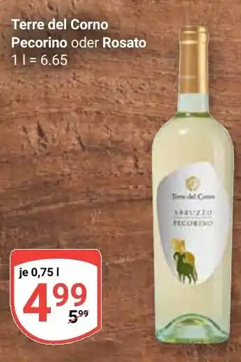 Globus Terre del Corno Pecorino oder Rosato Angebot