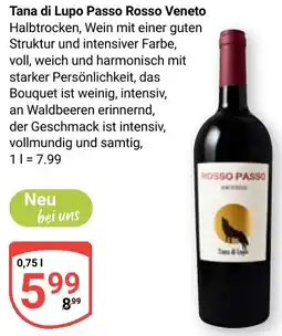 Globus Tana di Lupo Passo Rosso Veneto Angebot