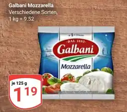 Globus Galbani Mozzarella Angebot