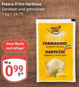 Globus Fresca D'Oro Hartkäse Angebot
