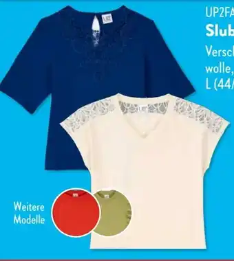 Aldi Süd Up2Fashion Damen Slub-Shirt Angebot