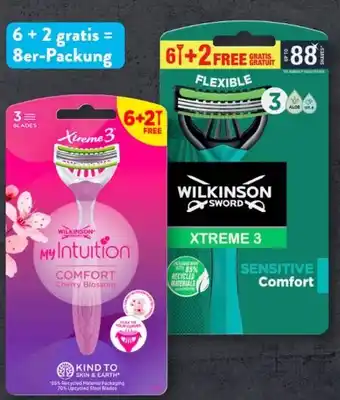 Aldi Süd Wilkinson Sword Xtreme 3 Sensitive Comfort Einwegrasierer Angebot