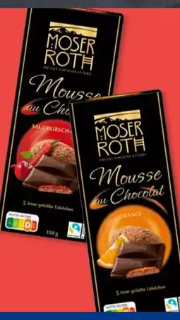 Aldi Süd Moser Roth Schokolade Mousse au Chocolat Angebot