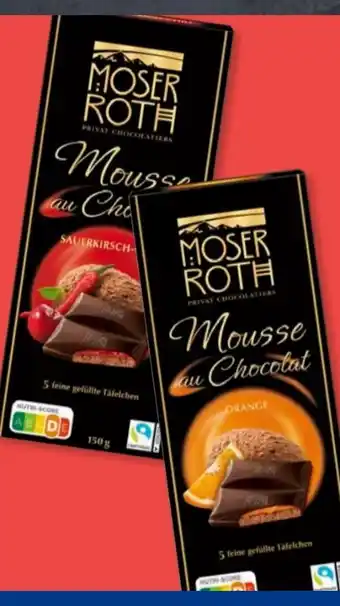 Aldi Süd Moser Roth Schokolade Mousse au Chocolat Angebot