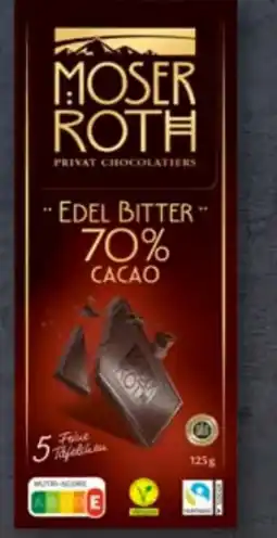 Aldi Süd Moser Roth Edelbitter Schokolade Vegan Angebot
