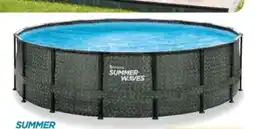 Aldi Süd Summer Waves Elite Frame Pool Round Rattan Angebot