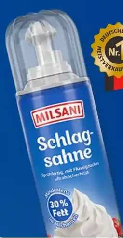 Aldi Süd Milsani Sprühsahne Angebot