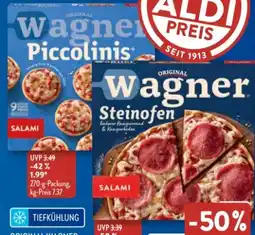 Aldi Süd Original Wagner Steinofen-Pizza Angebot