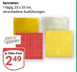 Globus Servietten Angebot