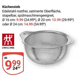 Globus Küchensieb ZWILLING Angebot