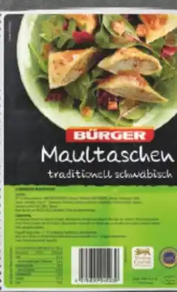 E-Center Bürger Teigwaren Angebot