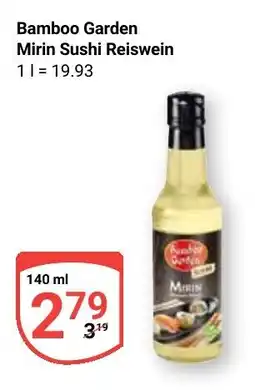 Globus Bamboo Garden Mirin Sushi Reiswein Angebot