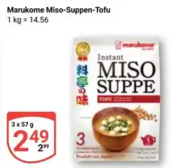 Globus Marukome Miso-Suppen-Tofu Angebot