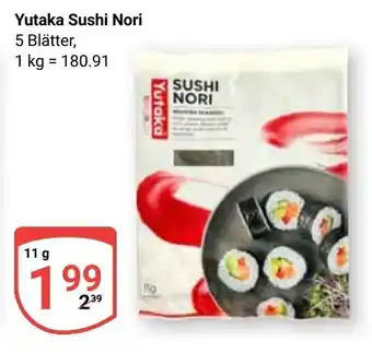 Globus Yutaka Sushi Nori Angebot