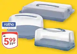 Globus rotho Kuchenbehälter oder Tortenglocke flach Angebot