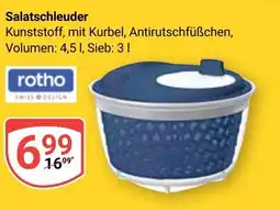 Globus rotho Salatschleuder Angebot